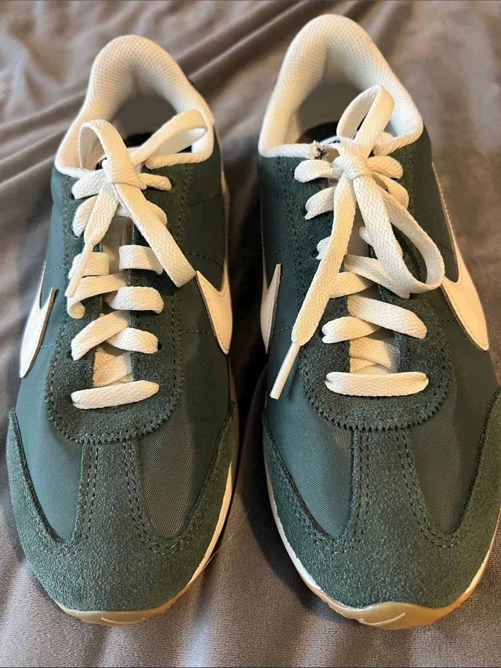 Nike Pacific Dark Green and White Women's Athletic Sneakers
